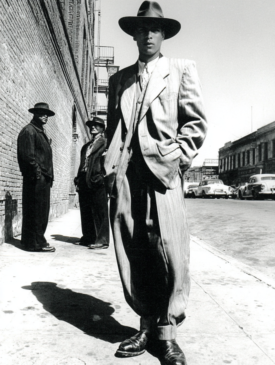 미드저니의 파추코 문화 인물 해석 2