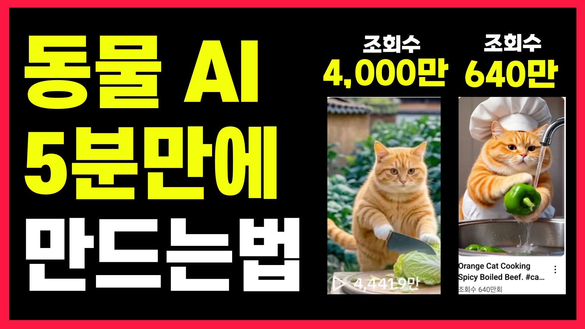 🚀해외에서 난리난 AI 영상 하나로 4,000만뷰 찍은 방법 공개! 의 썸네일 이미지