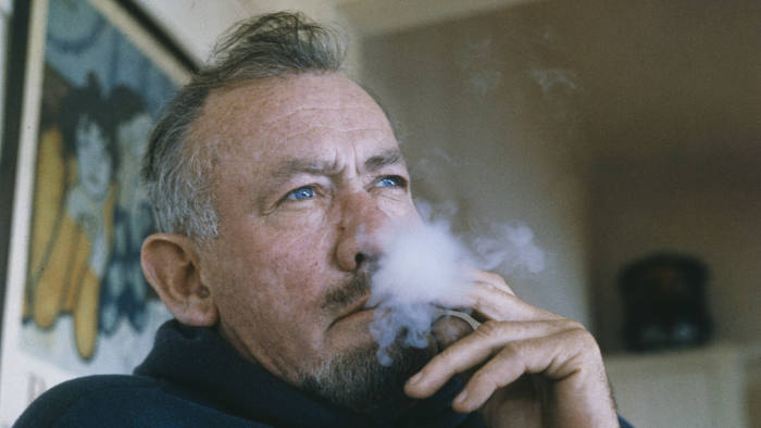 John Steinbeck at home in Sag Harbor c1962 © Popperfoto via Getty Images  https://www.ft.com/content/aa0c1cde-b855-11e9-8a88-aa6628ac896c