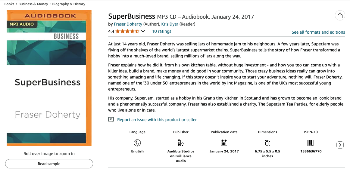 프레이저가 쓴 'SuperBusiness'