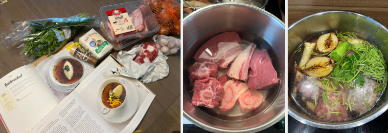 신선한 재료가 다 했다 - 국물만 다섯시간