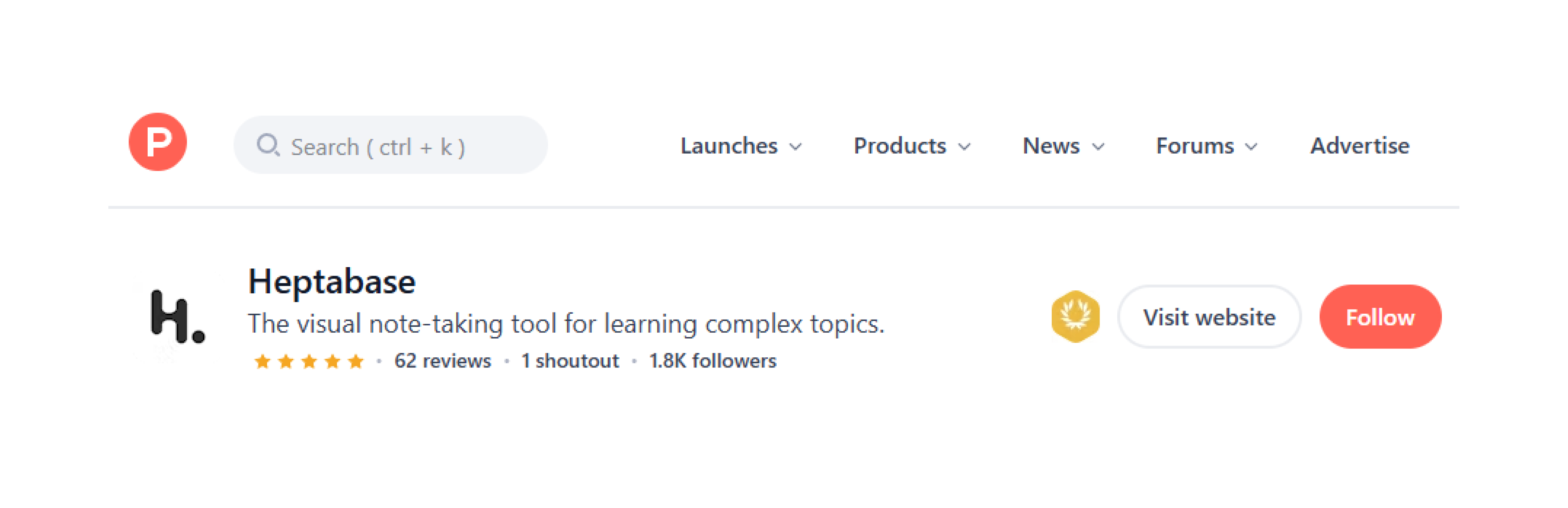 Product Hunt에서 Personal Productivity 카테고리 Golden Kitty Award도 수상