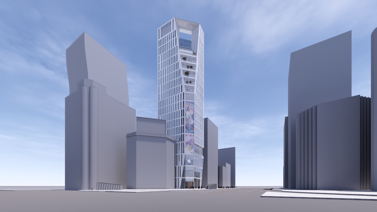 강남역 현상설계 계획안 - 모델링