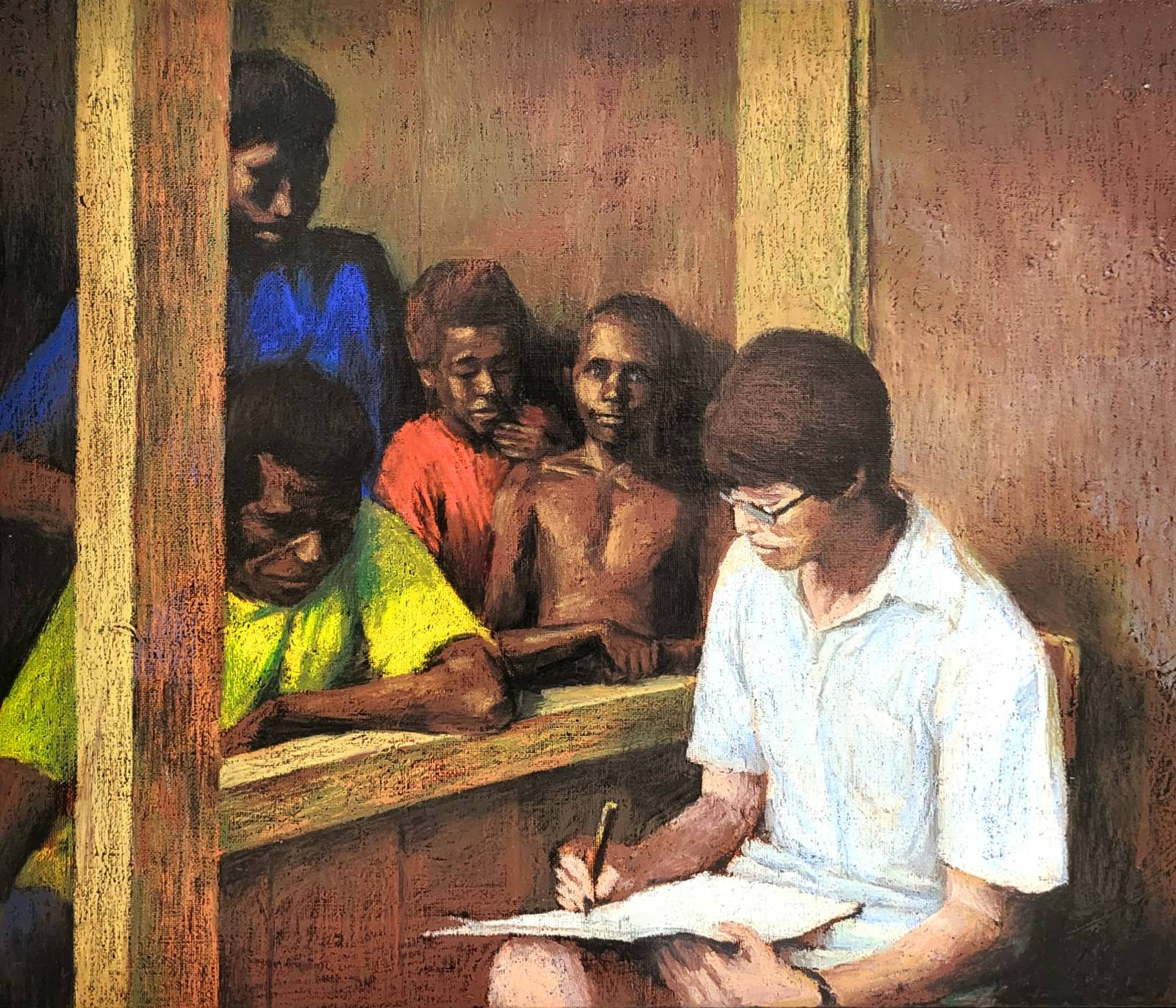 최소연, 'The Word became flesh' No.2 인도네시아 파푸아 김의정 선생님, 2025_최소연 제공