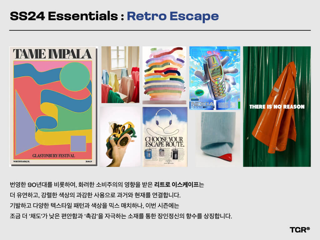 SS24 Essentials : Retro Escape