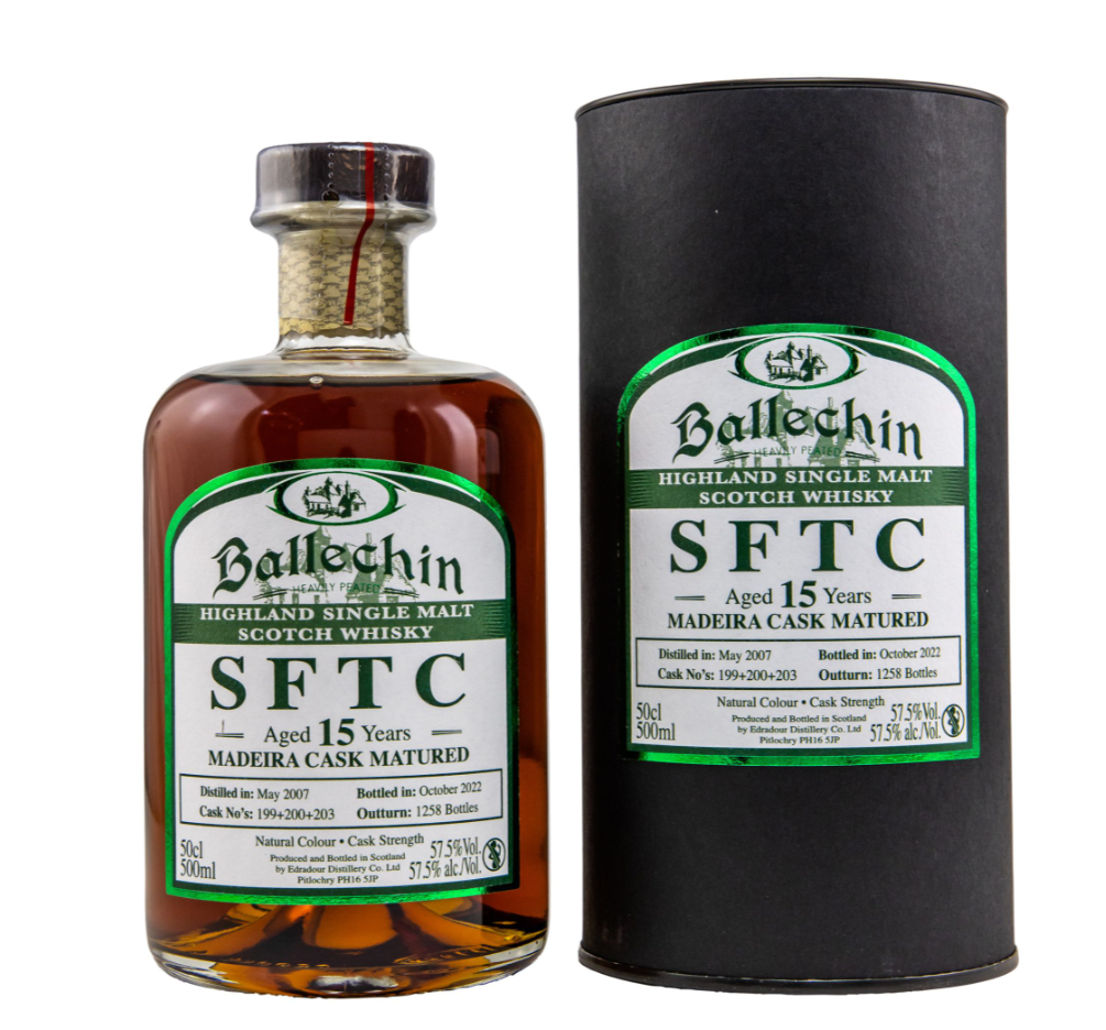 Ballechin SFTC 15년 마데이라 캐스크 숙성