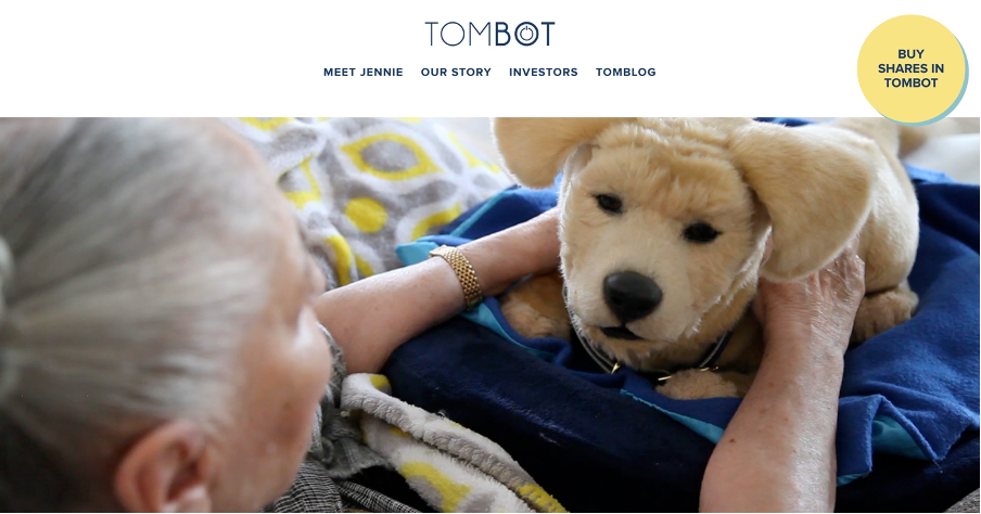 [Jenny, 톰봇의 반려로봇. 출처: 톰봇의 사이트]