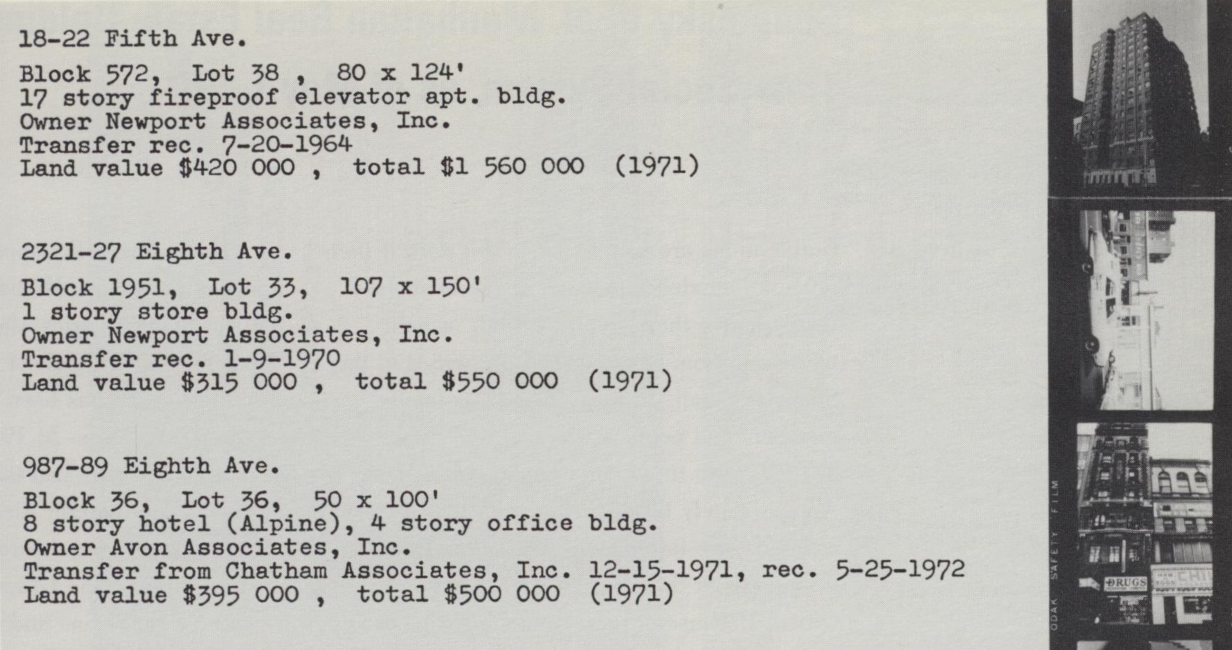 <Shapolsky et al. Manhattan Real Estate Holdings, a Real-Time Social System, as of May 1, 1971, 1971>