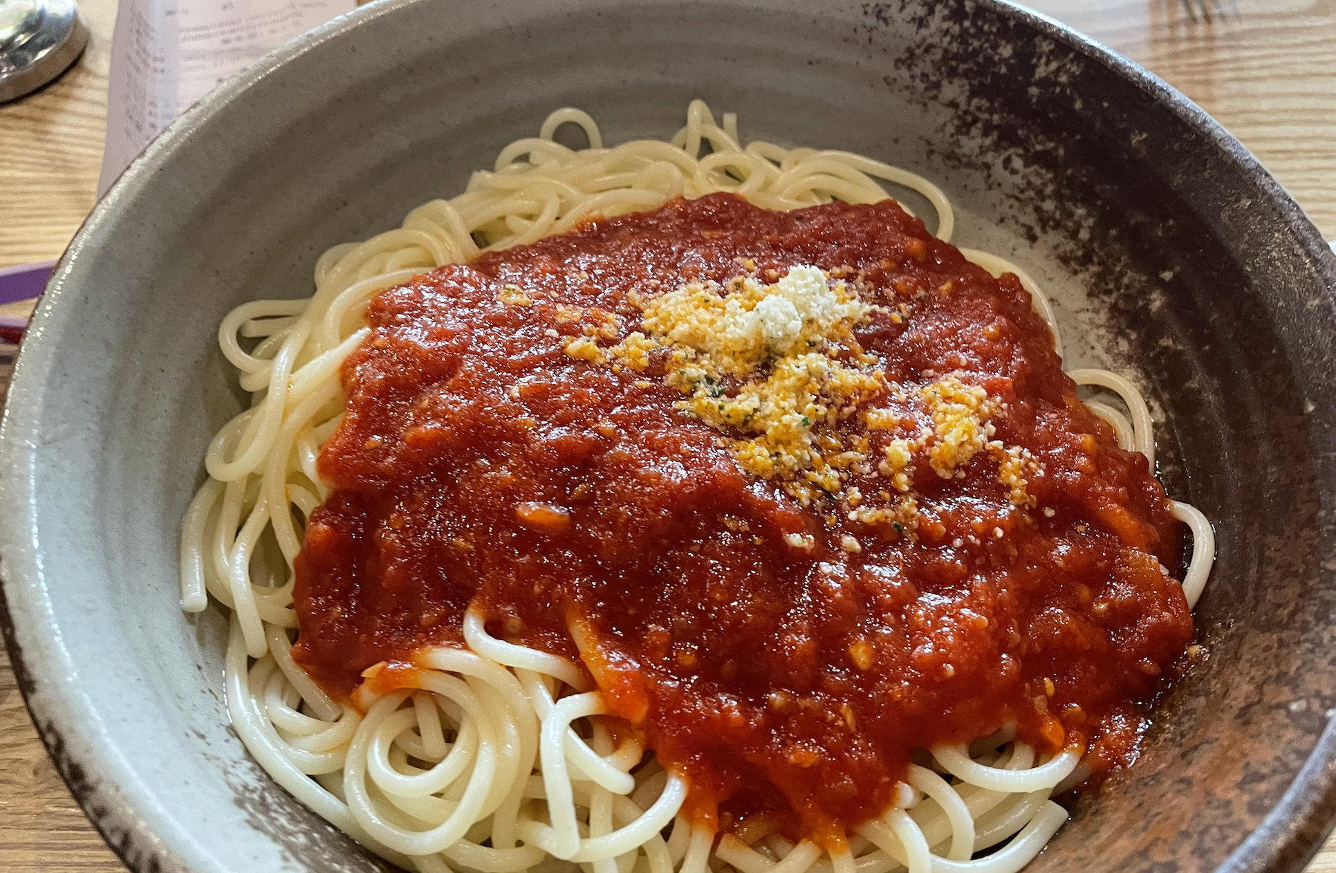 그녀와 함께 먹은 토마토 스파게티