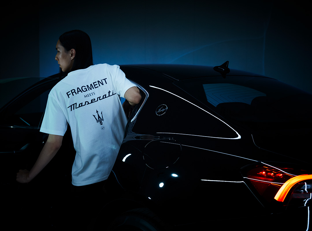 후지와라 씨는 2년 전 부터 명품 자동차 브랜드 '마세라티'와 지속적 협업을 하고있어요. 