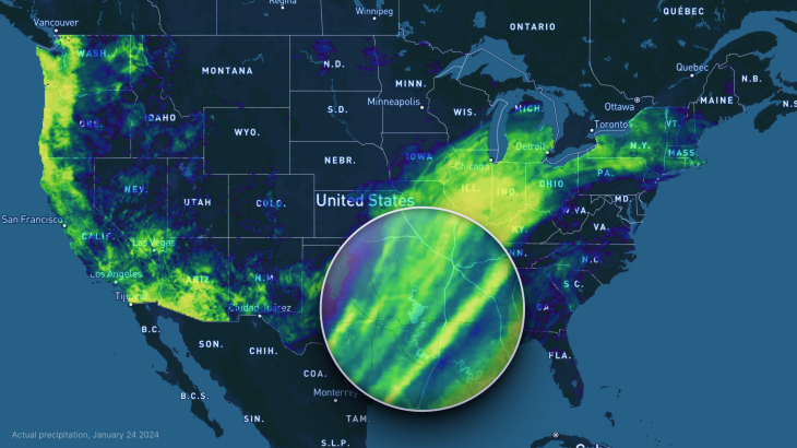 Precip의 AI 기반 강수량 예측 및 분석 서비스
