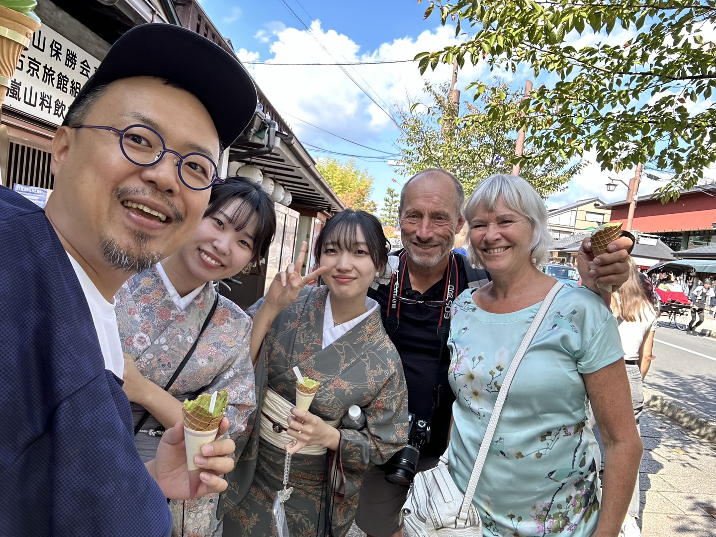 교토 아라시야마에서 만난 친구들 :)