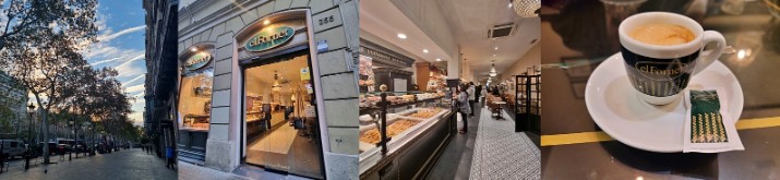 그라시아 거리와 카페 elFornet