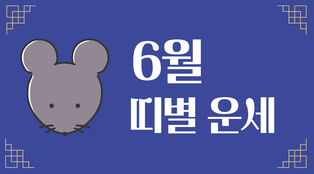 6월 띠별 운세 | 허유 김동현의 썸네일 이미지
