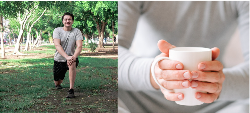 런지에서 뒷꿈치 밀기 & 의도적인 침묵의 효과