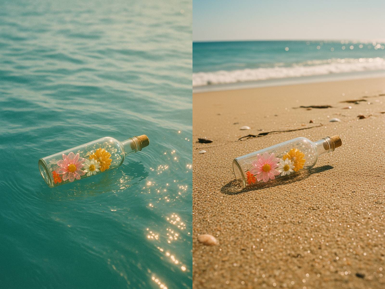 (좌) ChatGPT로 생성한 원본 이미지, (우) 나노 바나나로 재편집한 이미지