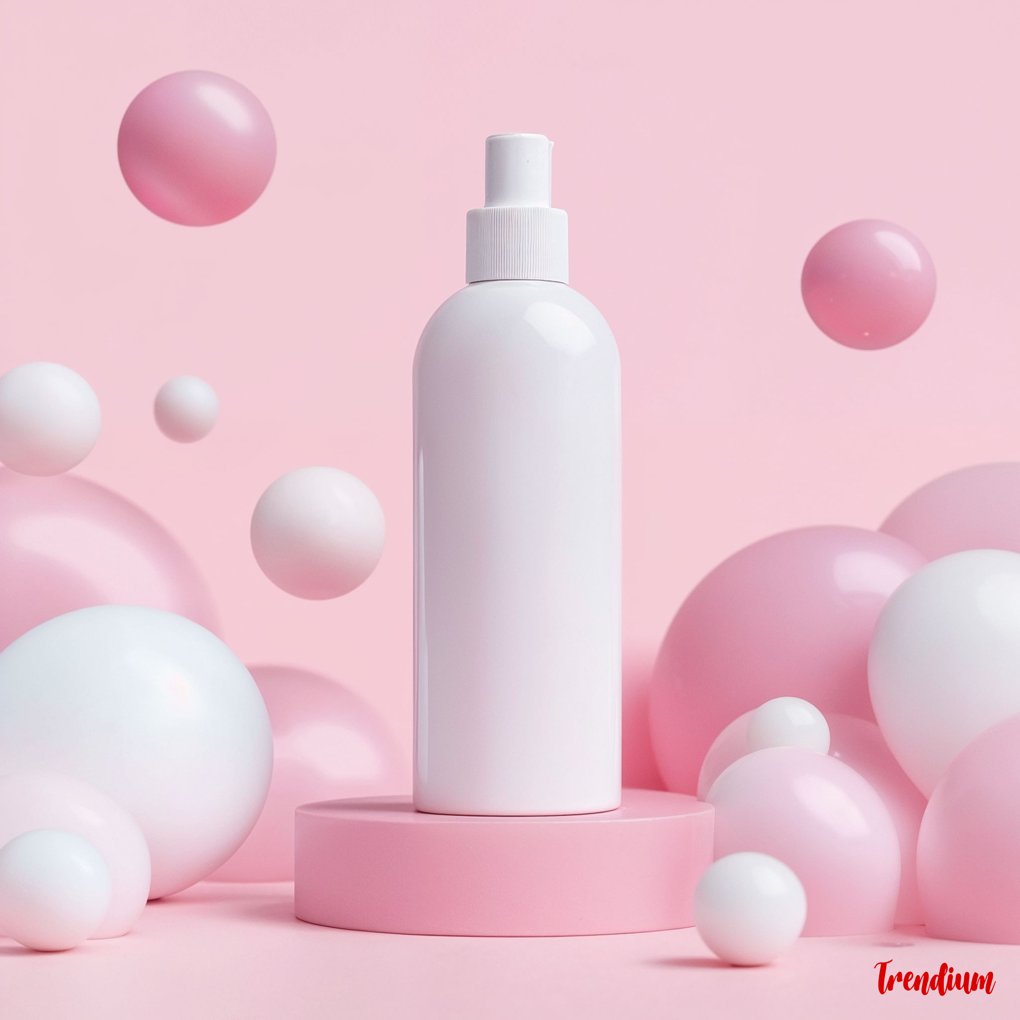 [prompt] product design mockup with pastel blob background, minimal style