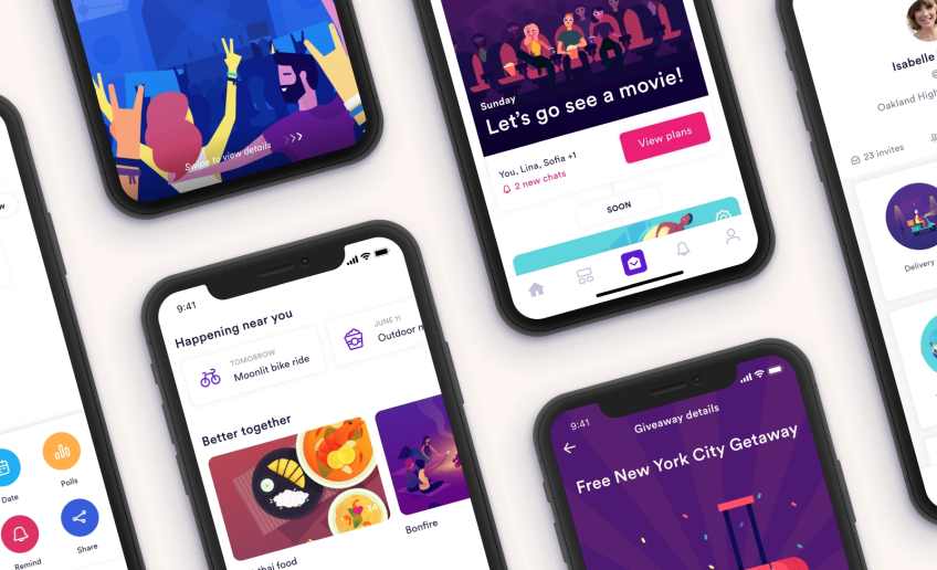 2021년 6월 소프트뱅크가 $170Mn 라운드를 리드한 IRL의 소셜 앱