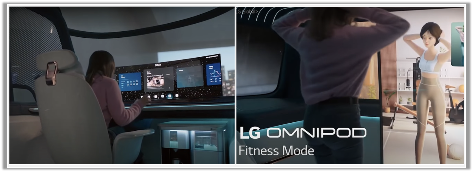 출처 : LG전자 홈페이지 (오피스, 피트니스 장으로 변화된 모습)
