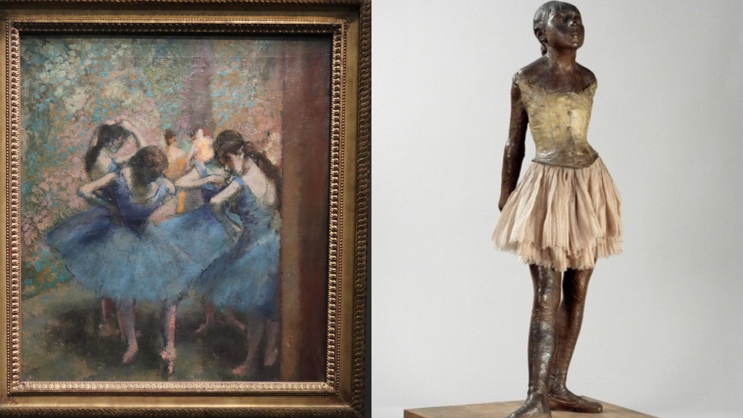 에드가 드가 <푸른 옷을 입은 발레리나들> , <14세의 어린 무용수>