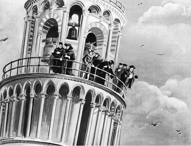 Figure.16 갈릴레이의 실험 ⓒtheconversation.com