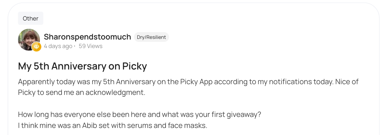 Picky 충성 유저가 남겼던 블로그 포스팅. 인플루언서에 집중하는 결정을 하는데 도움이 되었다.