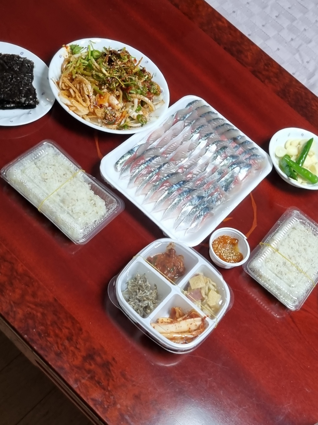 미영이네 고등어회 포장