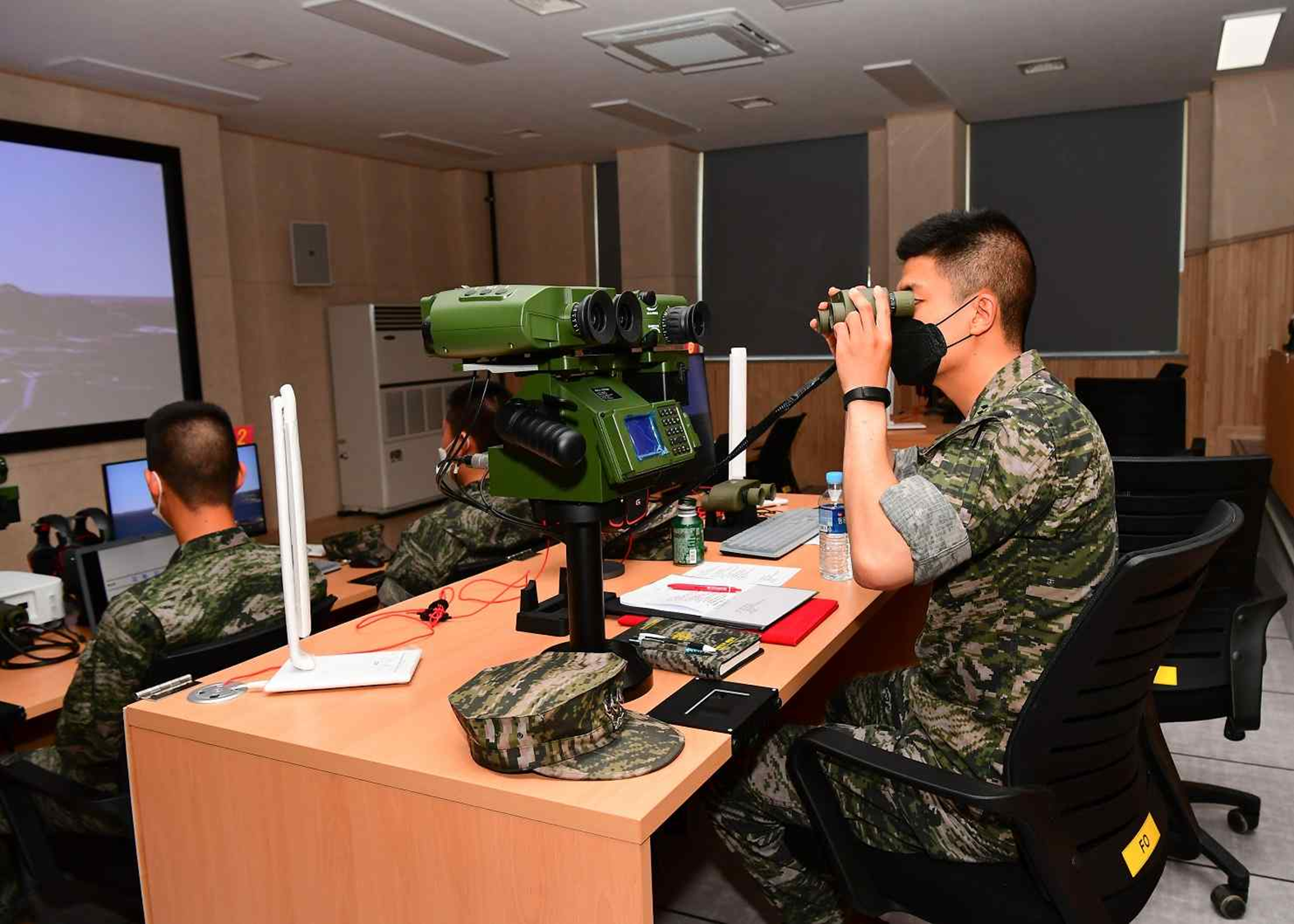 합동화력시뮬레이터 교육 현장