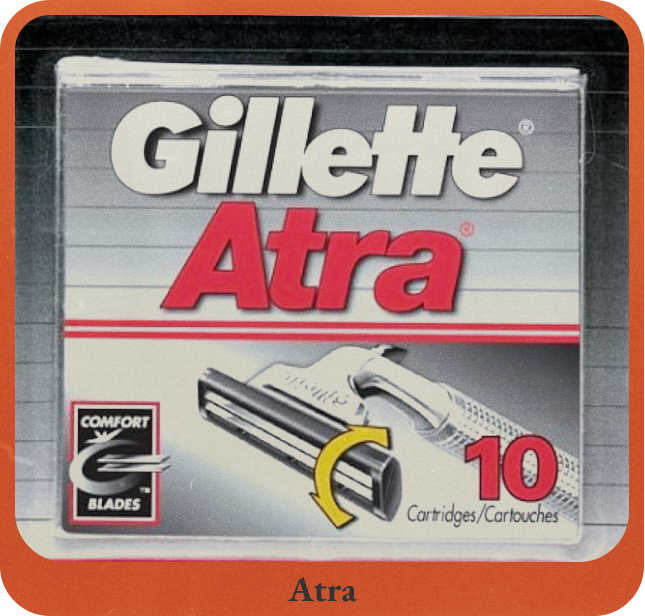 Figure.6 최초의 이중날 제품이 될 뻔했던 질레트 아트라