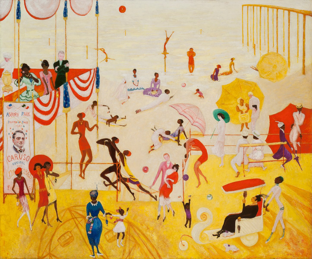 Asbury Park South by Florine Stettheimer (출처. WikiMedia)