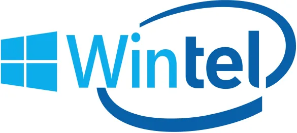 한 때 유행했었던 x86 아키텍쳐의 상징 Windows(마이크로소프트) + Intel 동맹