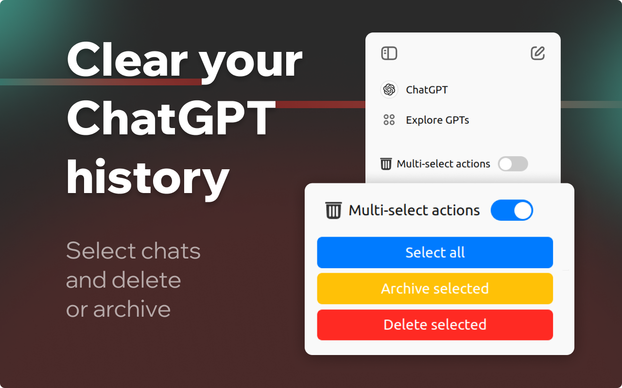 Chrome 웹 스토어 | ChatGPT Delete All Chats 확장 프로그램