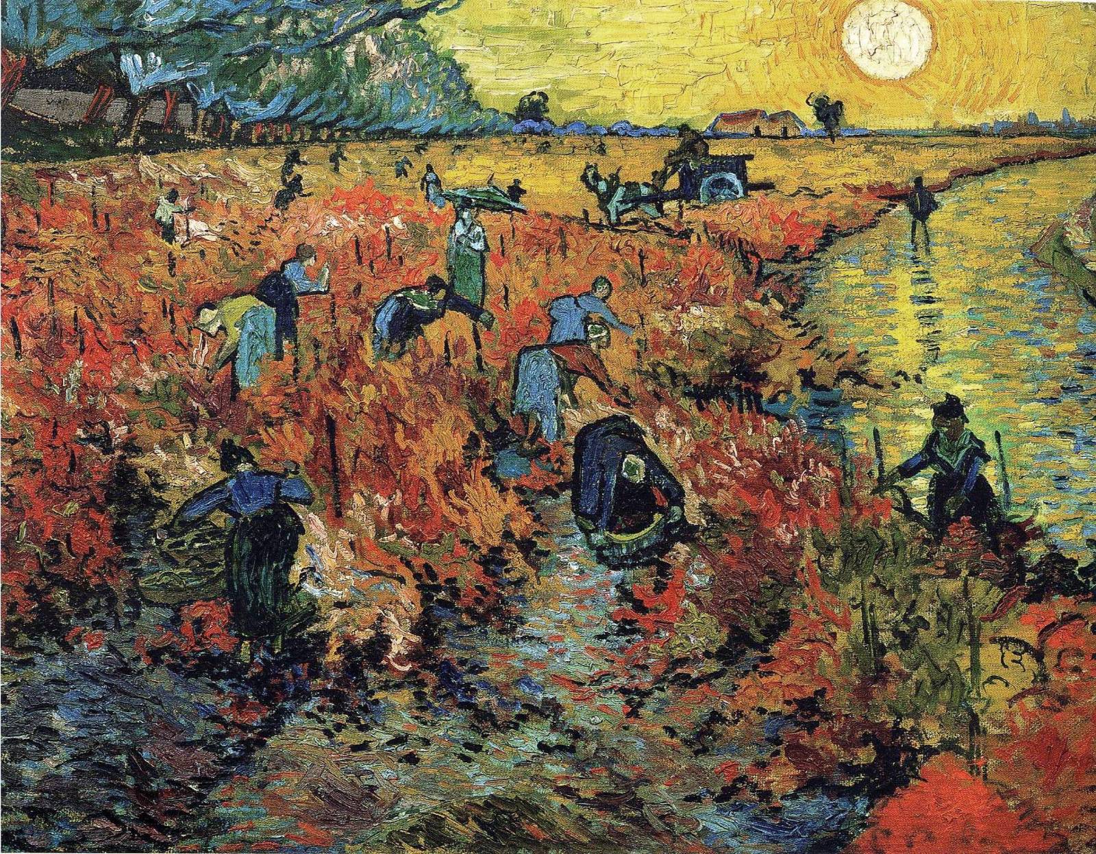 빈센트 반 고흐 / 붉은 포도밭 (The Red Vineyard) / 1888 / 모스코바 푸시킨 미술관