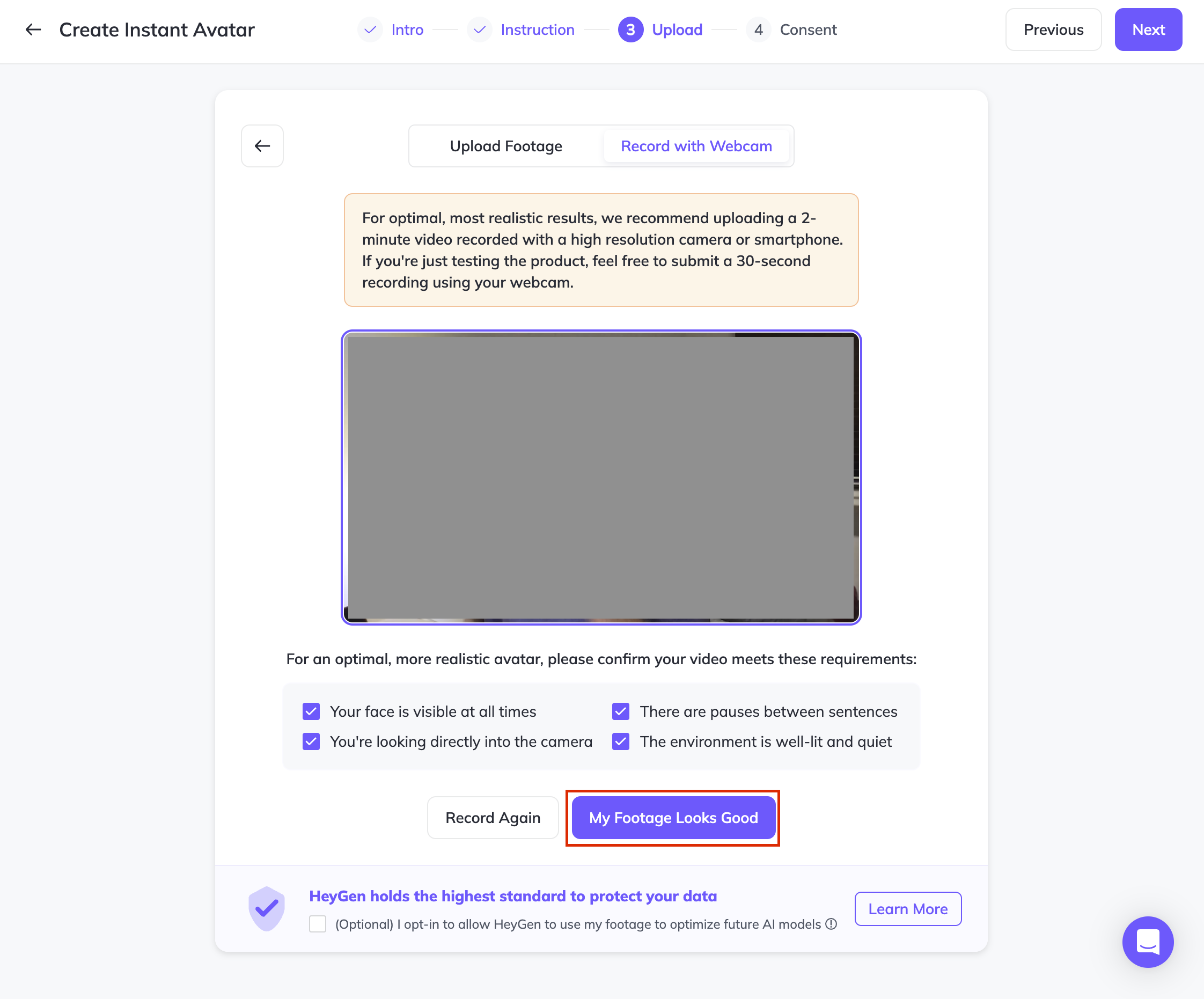 My Footage Looks Good