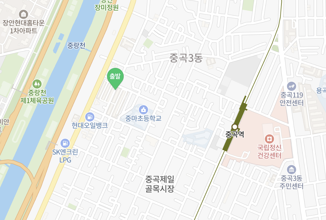 중곡아파트 위치