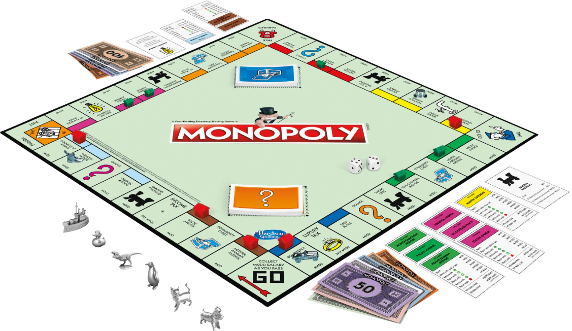 '독점(Monopoly)'이라는 이름의 보드게임. 우리가 아는 브루마블의 원조격이다.