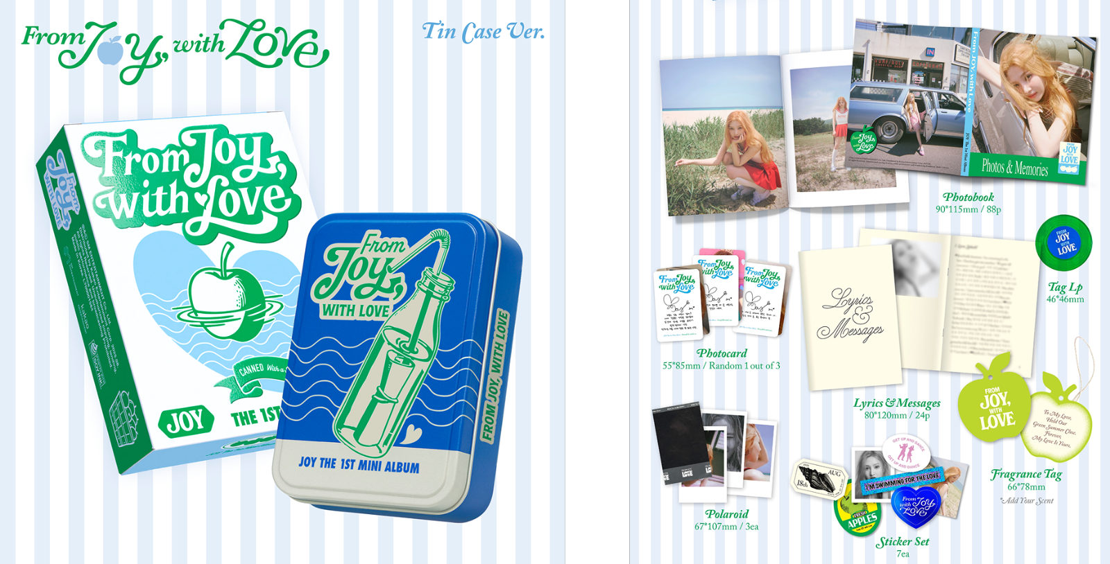 [From JOY, with Love] Album Details - Tin Case ver.