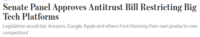 https://www.cnbc.com/2022/01/20/senate-committee-votes-to-advance-major-tech-antitrust-bill.html