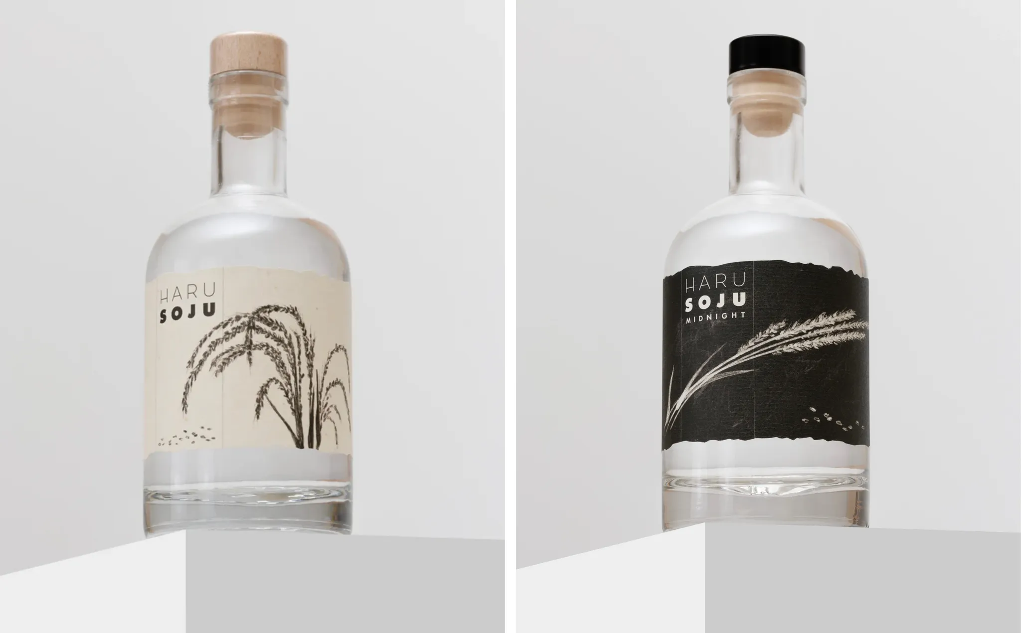 (왼)HARU SOJU | (오)HARU SOJU MIDNIGHT ©HARU PROJECT