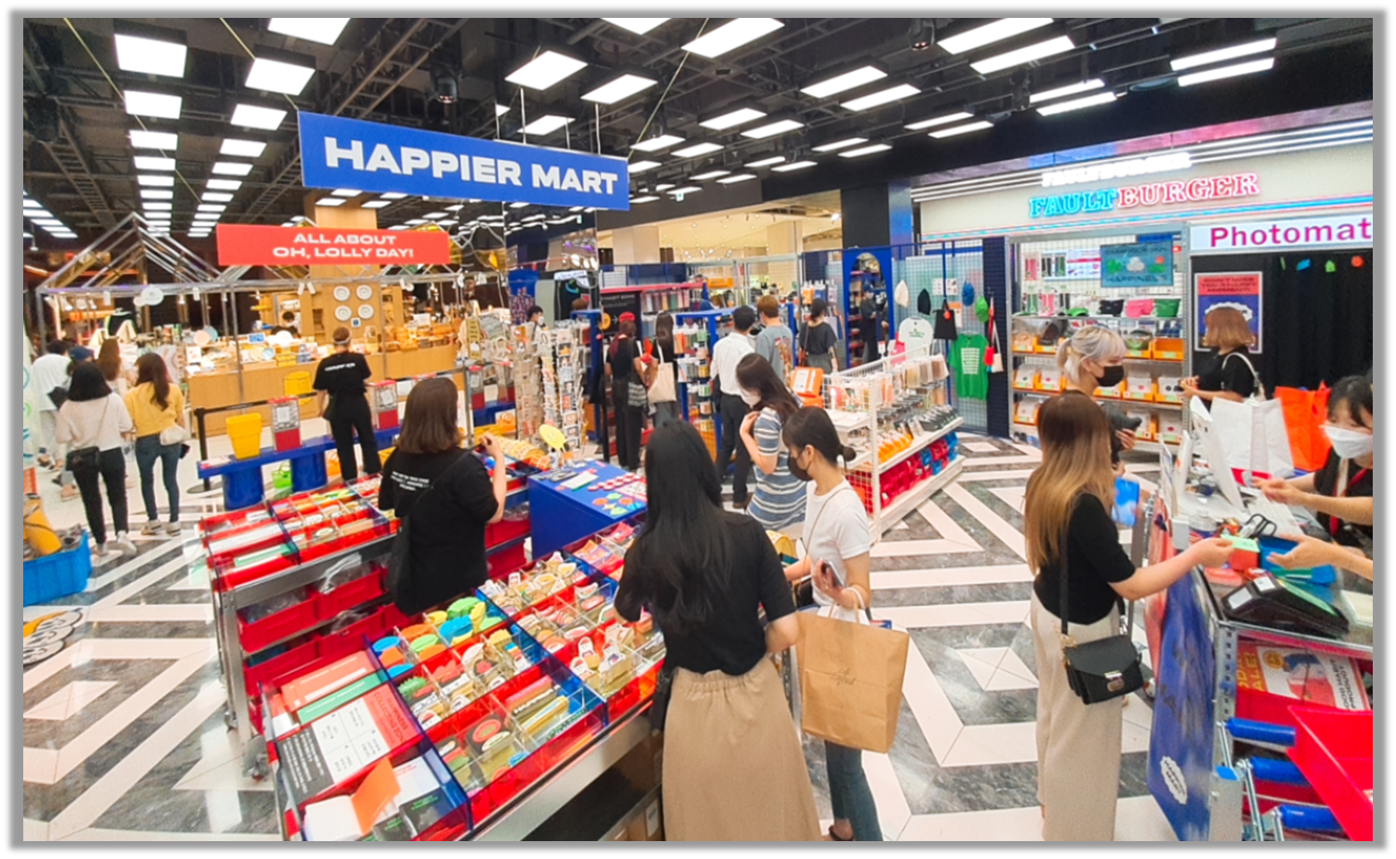 여의도 더 현대의 오롤리데이 팝업스토어(출처 : 브런치)