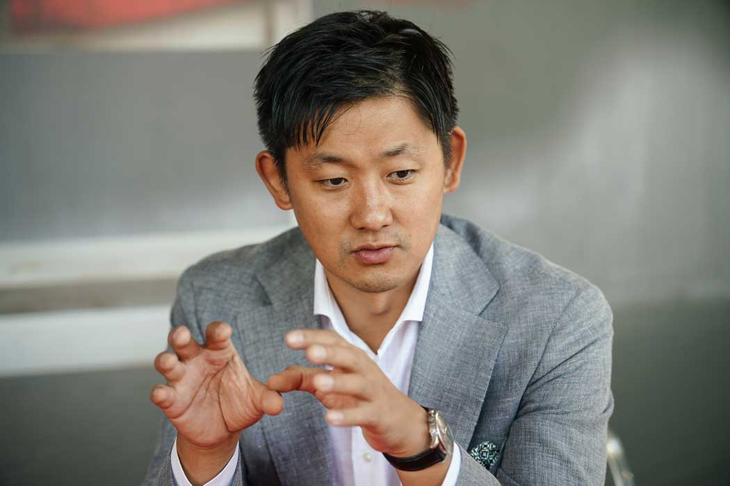 2017년 베니스 데이즈에서의 퐁훼이 감독의 모습. ⓒGoGlobal