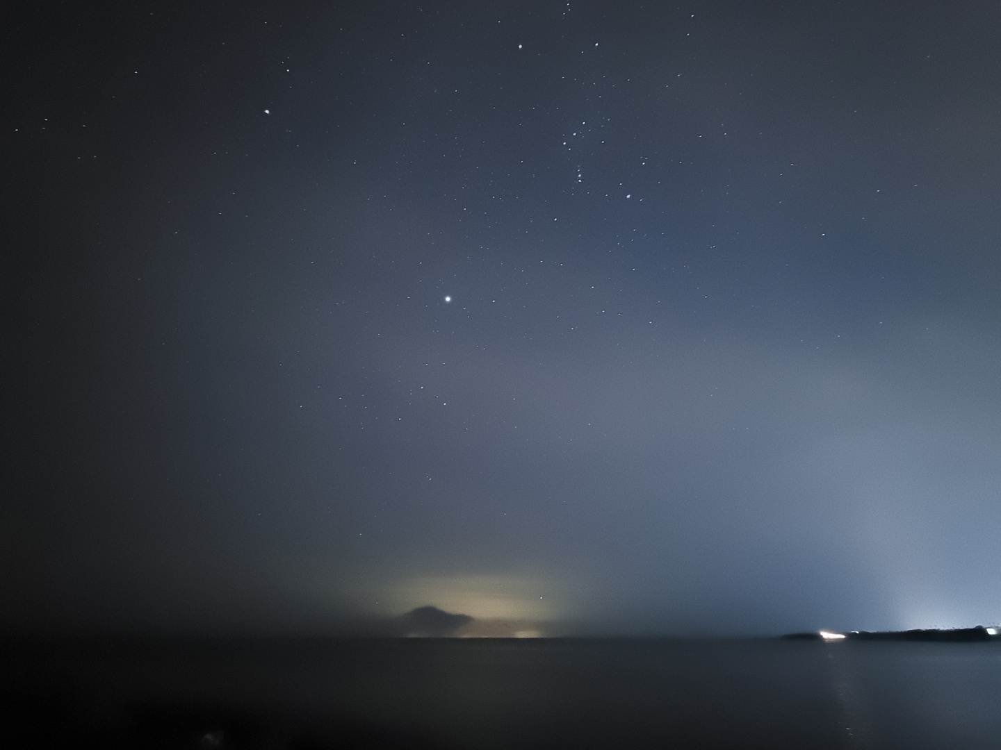 밤바다와 밤하늘은 최고