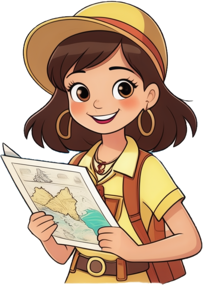 ai 이미지 생성을 통해서 만든 내 이미지. 나는 노랑을 잔뜩 담은 모험가다.