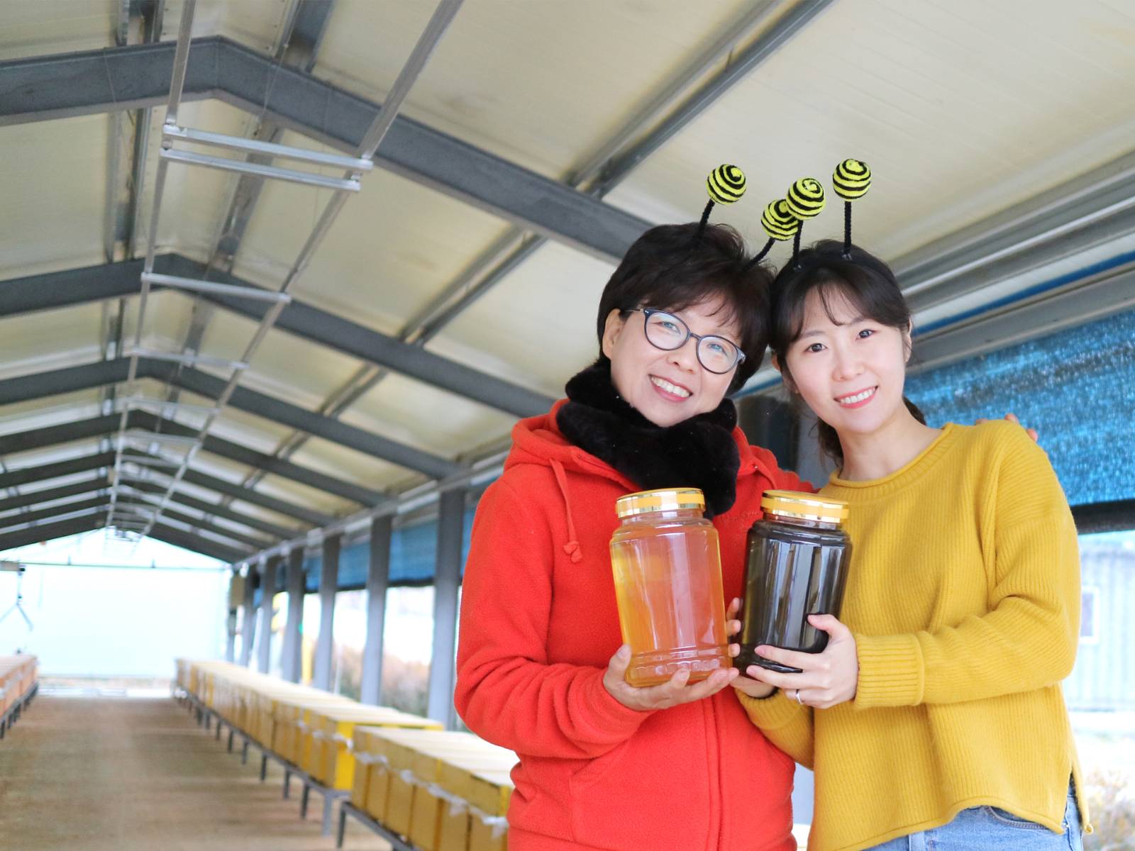 (어머님의 양봉 일을 돕기 시작한 혜미 님, 제공 : 이혜미)