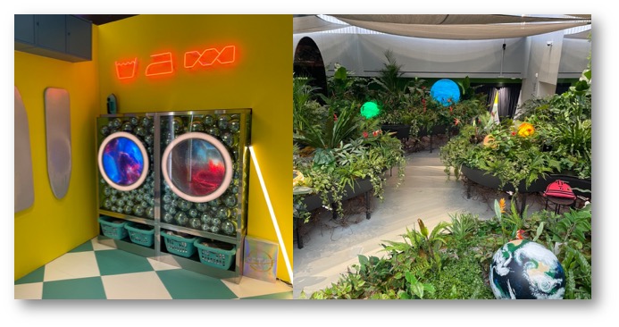 <미퓨의 방> 중 런드리룸, 정원