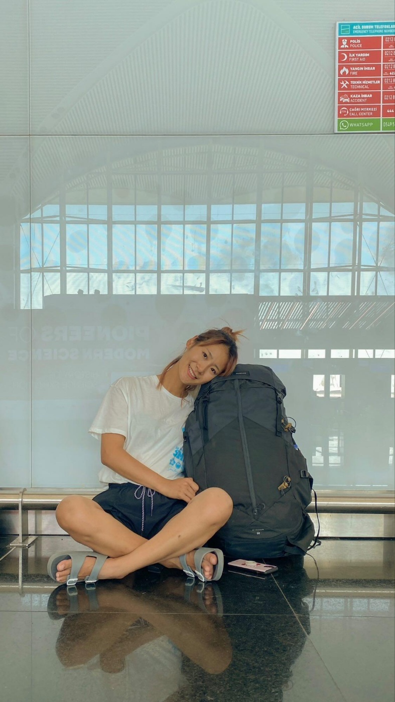 스페인 순례길을 마치고 급하게 산 5만원짜리 40L 배낭과 함께