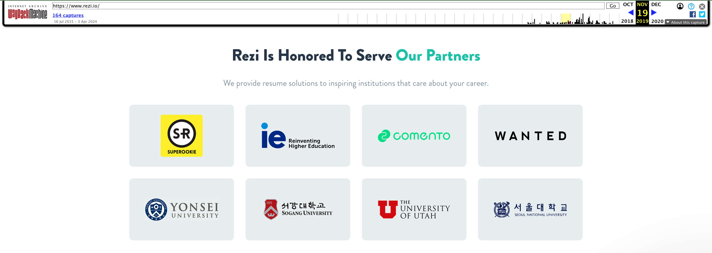 서울대, 연대와 같은 학교부터 원티드, 코멘토와 같은 사기업까지 파트너십을 맺었다.