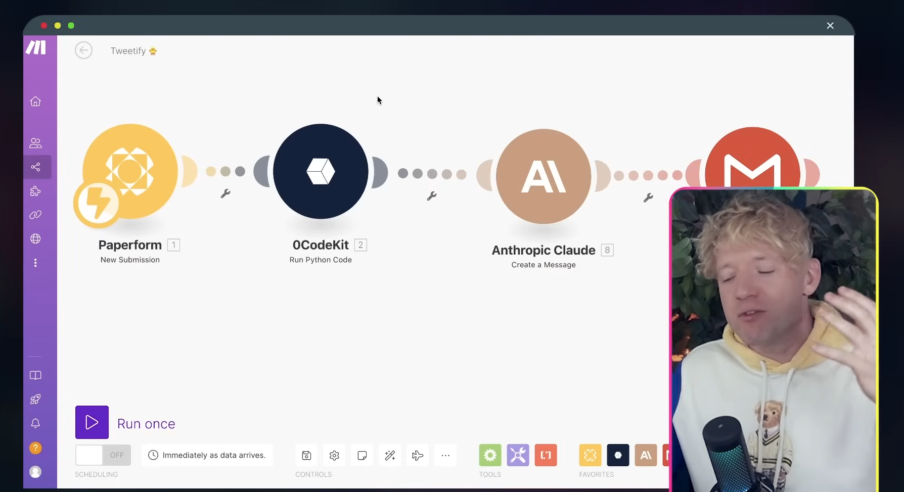 Paperform > 0codekit(python) > Cluade > Email