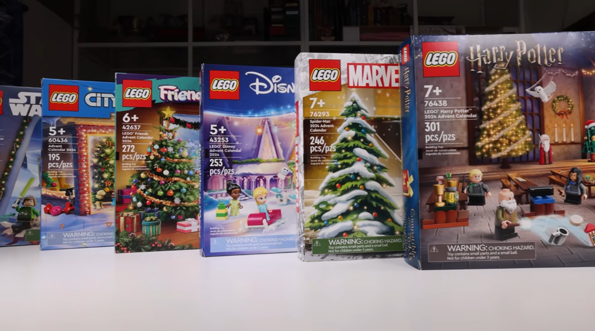 Youtube Jeremy Herbert l Every 2024 LEGO Advent Calendar Door Opening