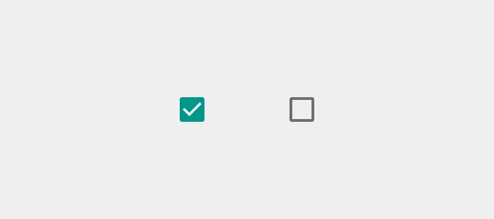 Checkbox control. Image credit: Material Design